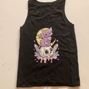 Gothic pastel women’s medium tank top